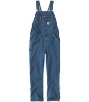 Men's Loose Fit Washed Cotton Denim High Back Bib Overalls | Mark's