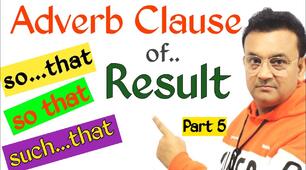 Clauses of result (so / such)