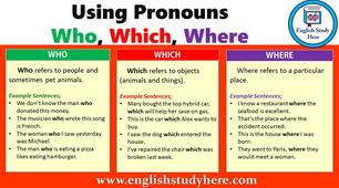 WW2 Unit 4 Use of English Who, which, where
