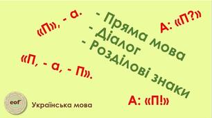 Діагностична робота з української мови 5 клас "Складне речення. Пряма мова. Діалог"