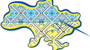 Плакат до Дня Вишиванки "Мапа України"