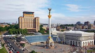 Die Hauptstadt der Ukraine