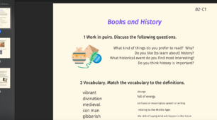 Урок за відео з ресурсу TED. Books and History