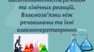 Багатоманітність речовин та хімічних реакцій