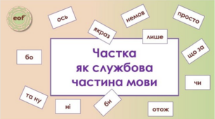 Правопис часток.