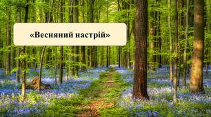 Презентація на тему: «Весняний настрій»