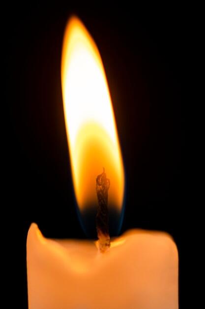 Free photo candle light background, realistic flame, high resolution image