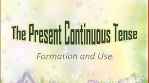 Презентація на тему "The Present Continuous Tense"