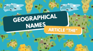 article "the" with geographical names