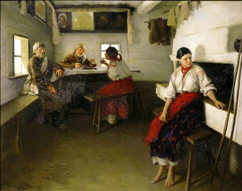 М.Пимоненко. "Свати", 1882 | Етнографія