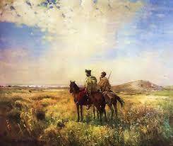 Сергій Васильківський - Сторожа запорозьких вольностей (1890) | Художники, Стрит-арт, Рисунки пейзажей