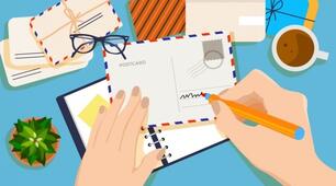Form 7. Lesson 93. Writing a postcard.