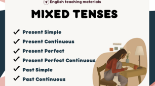 Mixed Tenses Grammar Cards