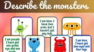 Лексична гра "Describe the monsters"