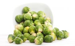 Free photo brussels sprouts in the plate