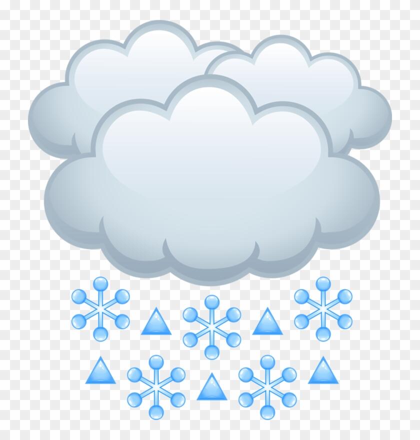 Snowfall Clipart Snow Field - Imagen De Nubes Con Lluvia - Png Download (#1178312) - PikPng