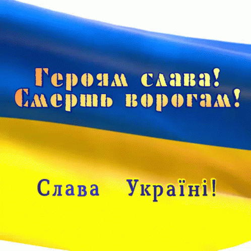 Ukraine Slava Ukraini GIF - Ukraine Slava Ukraini Flag - Discover & Share GIFs