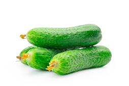 Free photo cucumber isolated