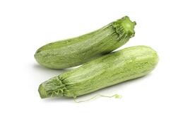 Photo light green zucchini