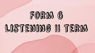 Form 6. Listening. Контроль навичок аудіювання. II семестр