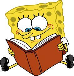 Пін містить це зображення: Cartoon Characters Spongebob Reading Book PNG Transparent Background, Free Download #44249 - FreeIconsPNG