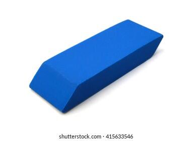 Blue Rubber Eraser On White Stock Photo 415633546 | Shutterstock