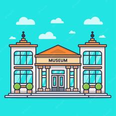 Premium Vector | Museum building cartoon vector
