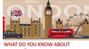 Reading "SOME FAMOUS LANDMARKS OF LONDON "