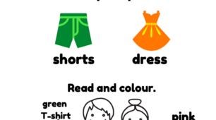 Одяг. Summer Clothes. Робочі сторінки