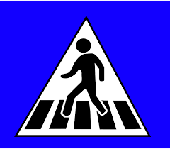 Free Clipart: Crossing Traffic Sign | mokush