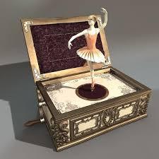 AntiqueMusicBox 3D Model #AD ,#AntiqueMusicBox#Model | Antique music box, Music box vintage, Music box ballerina