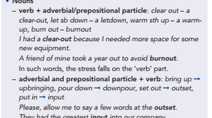 5.7 Phrasal verbs – advanced points