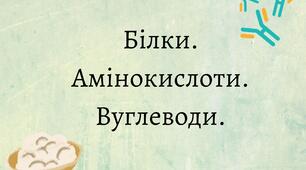 "Узагальнення знань. Амінокислоти, Білки, Вуглеводи."