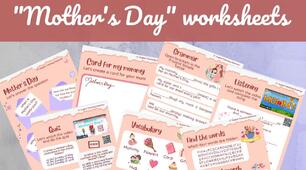 Робочі аркуші "Mother's Day worksheets"🤱