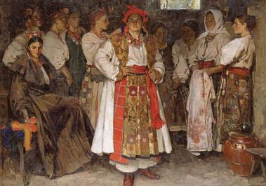 Ф.Кричевський. Наречена. 1910 | Етнографія