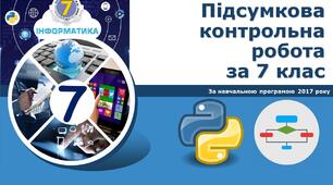 Підсумкова контрольна робота з інформатики за 7 клас