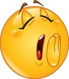 Yawn Female Emoticon Stock Illustration - Download Image Now - Emoticon, Tired, Boredom - iStock