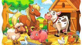 Animals. On the farm