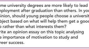 5.8 An opinion essay