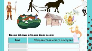 Аркуш завдань: Давні слов`яни.