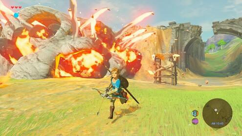 A screenshot from Zelda: Breath of the Wild by Nintendo