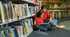 At the library. Listening Comprehension test, 5 grade