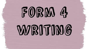 Form 4. Writing. Діагностувальна робота з письма за II семестр