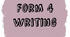 Form 4. Writing. Діагностувальна робота з письма за II семестр