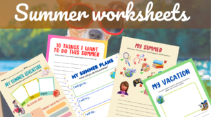 Робочі аркуші Summer worksheets