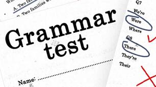 End of Year. Test. Grammar.  Grade 5