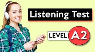 Контроль аудіювання (рівень A2). Семестрова контрольна робота. Listening comprehension.