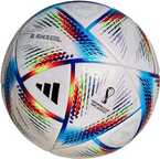 Футбольный мяч Adidas 2022 World Cup Al Rihla OMB (FIFA QUALITY PRO) H57783 | TeamSports.com.ua - самая низкая цена в Киеве, Харькове, Одессе, Днепре, Львове | Бесплатная доставка по Украине. Фото, отзыв