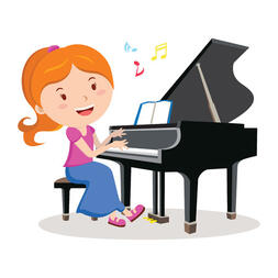 990 Girl Playing Piano Cliparts, Stock Vector and Royalty Free Girl Playing Piano Illustrations