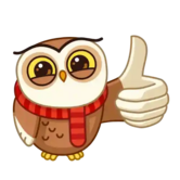 Polar Owl ♥ Nazaralnazrii♥ - Download Stickers from Sigstick